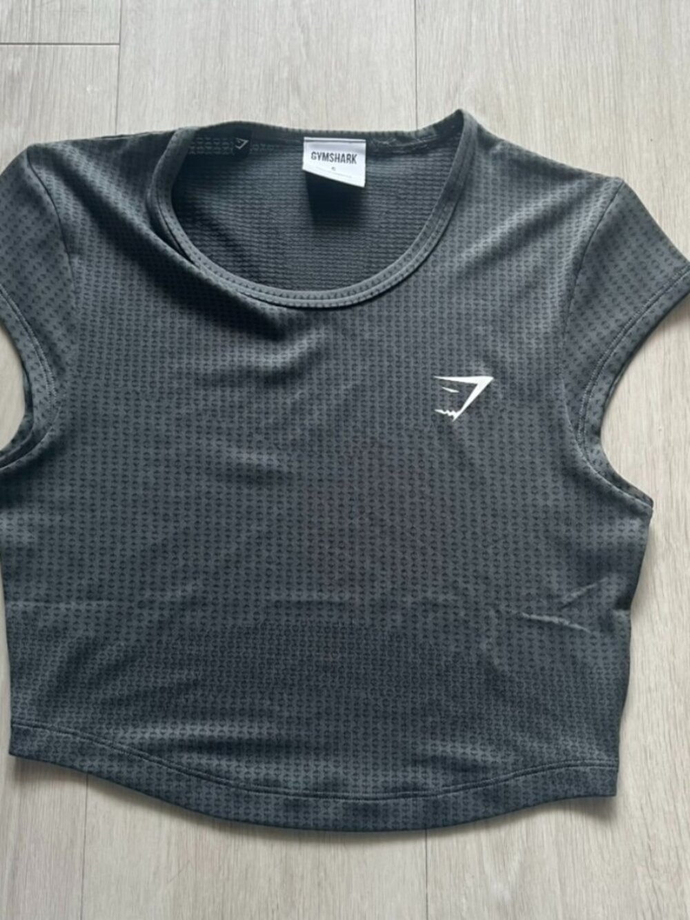Gymshark Women’s Training Crop Tank S Gray Workout Top Gym Running Training